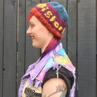 Social Distortion Mike Ness Striped Knitted Beanie Hat