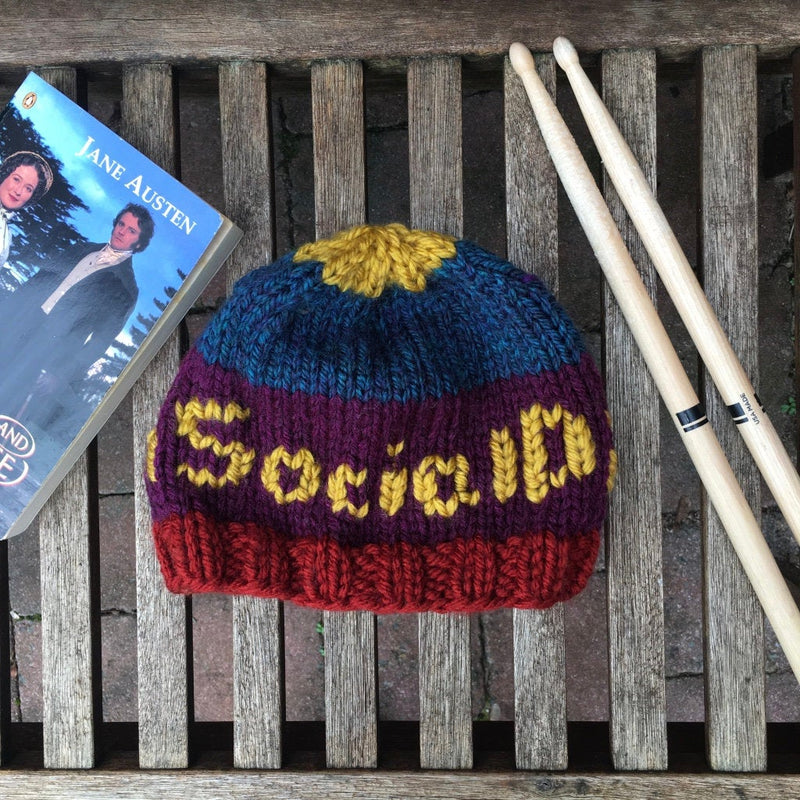 Social Distortion Mike Ness Striped Knitted Beanie Hat