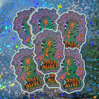 Frankenskein Pixie Dust Halloween Glitter Sticker