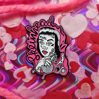 Philomena Glitter Enamel Pin