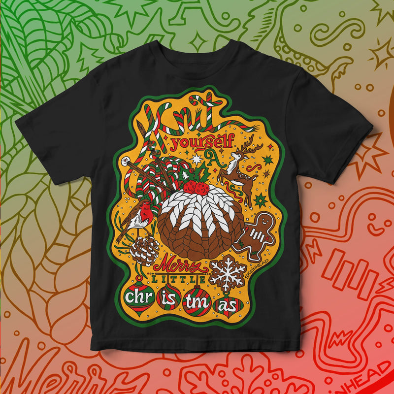 Knit Yourself A Merry Little Christmas T-Shirt
