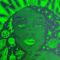 Knit Fast, Dye Yarn Fluorescent Acid Green Print