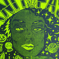 Knit Fast, Dye Yarn Fluorescent Highlighter Yellow Print