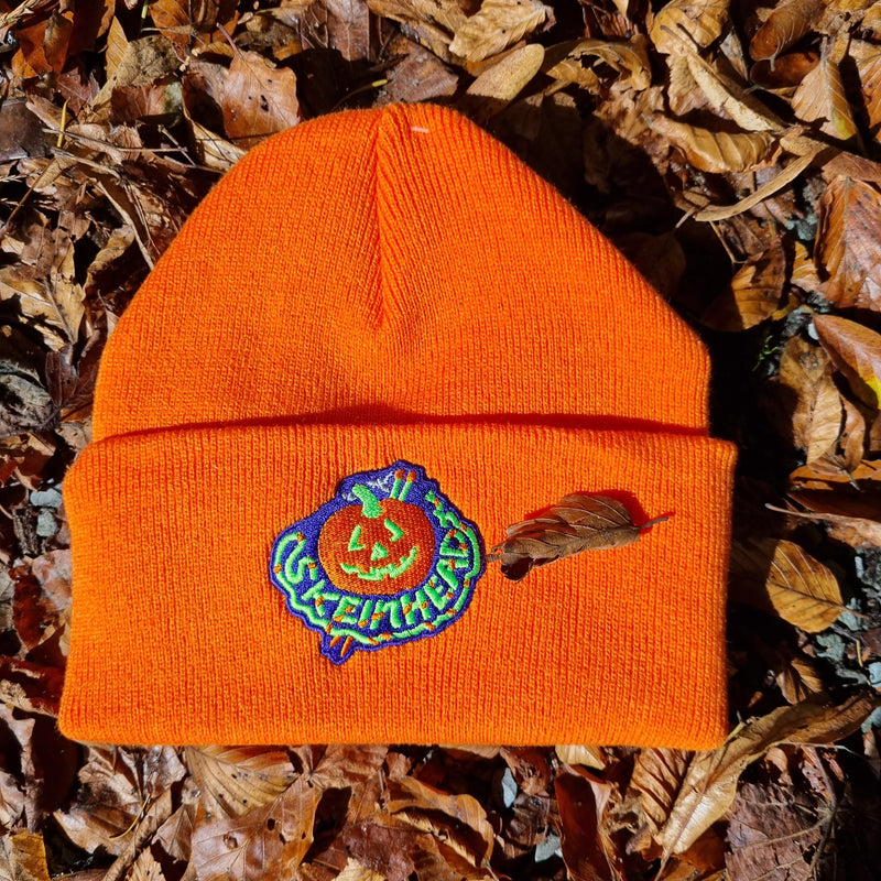 Skeinhead Pumpkin Orange Halloweenie Beanie