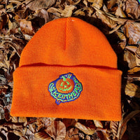 Skeinhead Pumpkin Orange Halloweenie Beanie