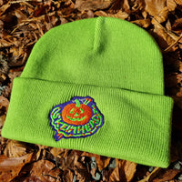 Skeinhead Pumpkin Green Halloweenie Beanie