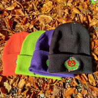 Skeinhead Pumpkin Green Halloweenie Beanie