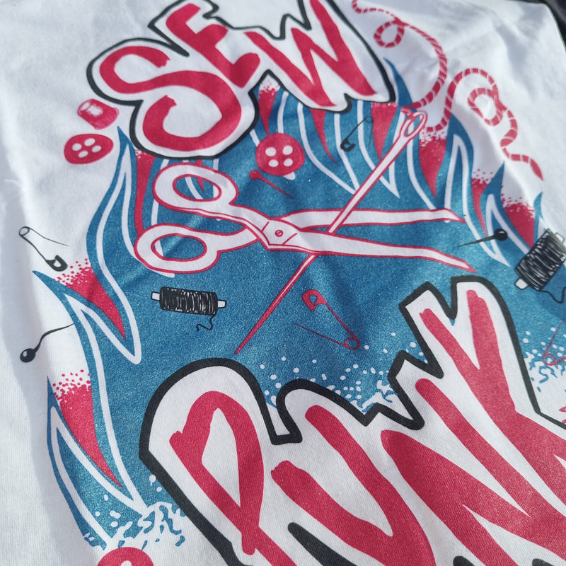 Sew Punk Long Sleeve Baseball Raglan Shirt