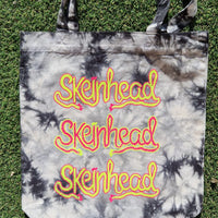 Neon Tie-Dye Skeinhead Tote Bag