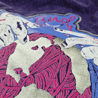 Knit and Purl Can Change The World Lilac Attack Stonewash Shirt