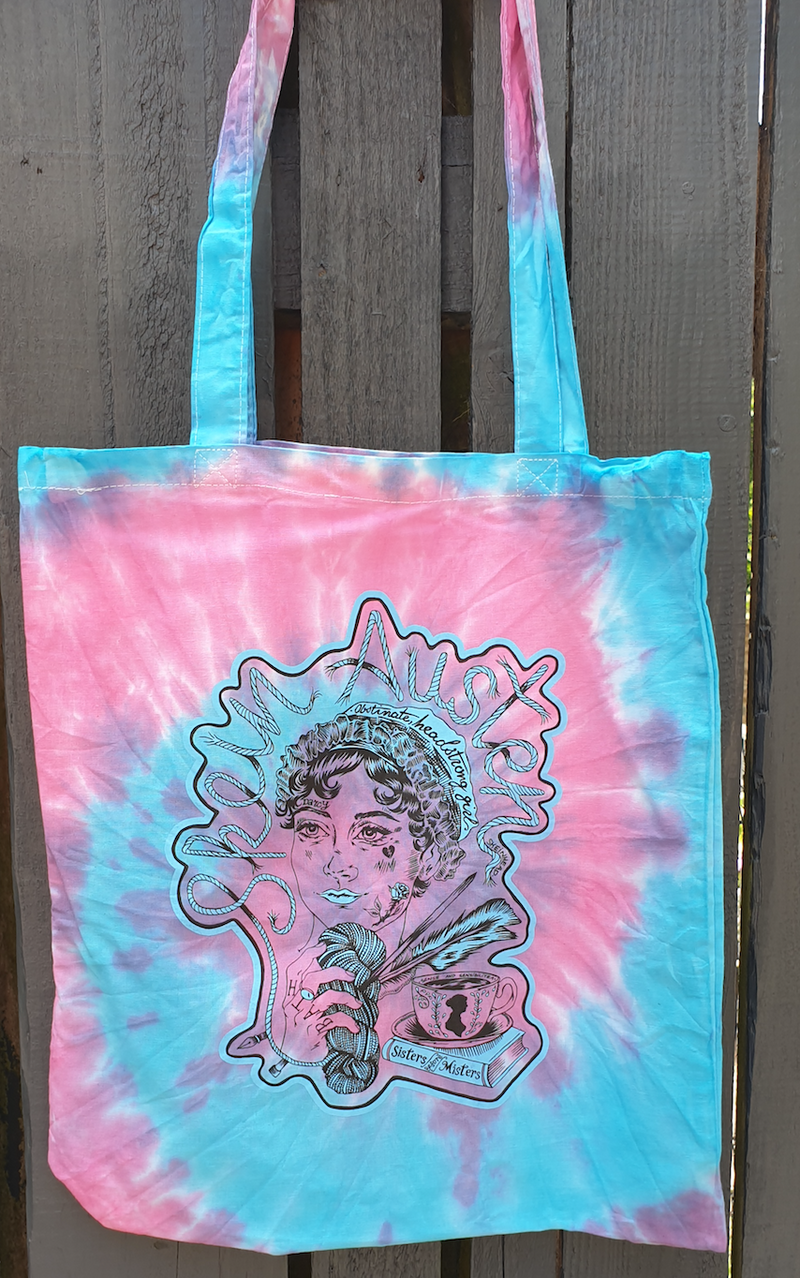 Marianne Dashwood Tie Dye Tote Bag