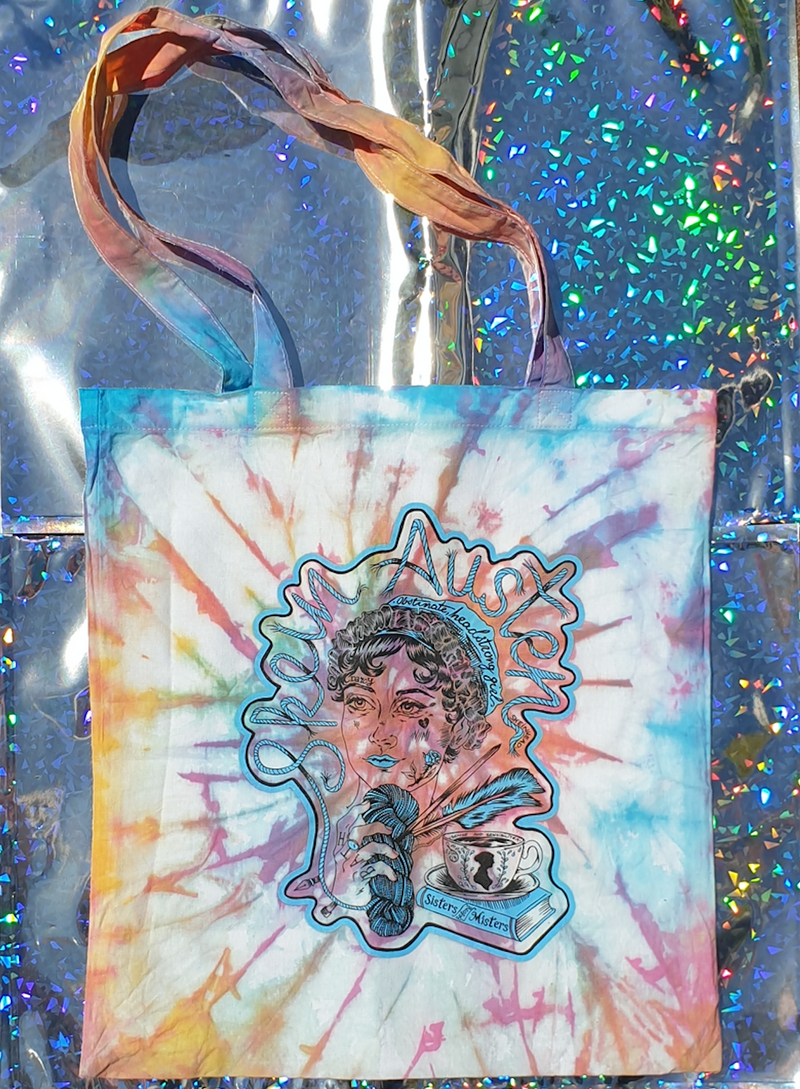 Anne Elliot Tie Dye Tote Bag