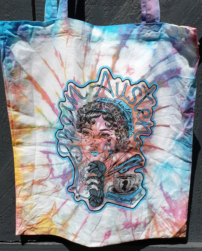 Anne Elliot Tie Dye Tote Bag