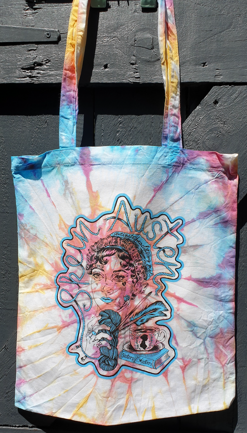 Catherine Morland Tie Dye Tote Bag