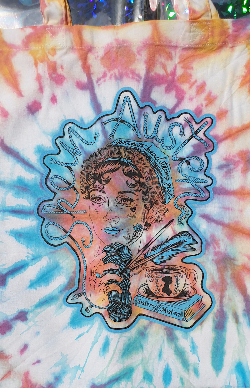 Colonel Brandon Tie Dye Tote Bag