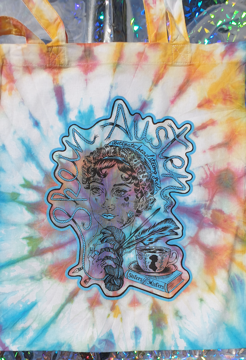 Edward Ferrars Tie Dye Tote Bag