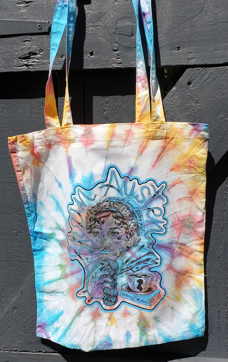 Edward Ferrars Tie Dye Tote Bag