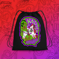I'm A Knitter Not A Quitter Drawstring Bag