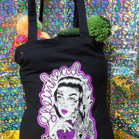 Skeinhead Philomena Purple Tote Bag