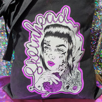 Skeinhead Philomena Purple Tote Bag