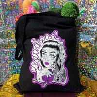 Skeinhead Philomena Purple Tote Bag