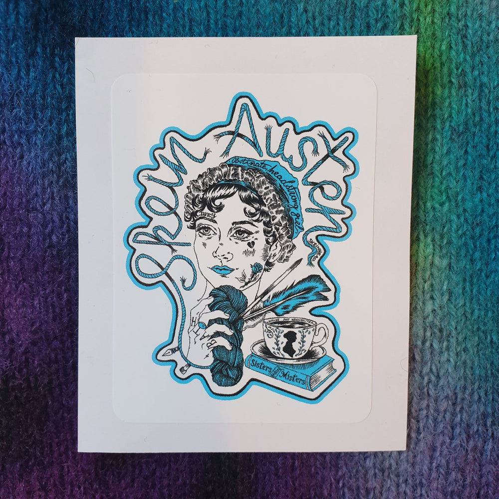 Skein Austen Skeinhead Sticker Pack