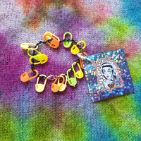 Raw Power Iggy Pop & The Stooges Stitch Marker Knitting Crochet Bracelet