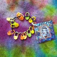 Raw Power Iggy Pop & The Stooges Stitch Marker Knitting Crochet Bracelet