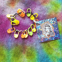 Raw Power Iggy Pop & The Stooges Stitch Marker Knitting Crochet Bracelet