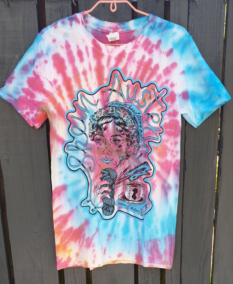 Pride and Prejudice Small Tie Dye Shirt