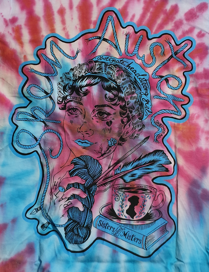 Pride and Prejudice Small Tie Dye Shirt