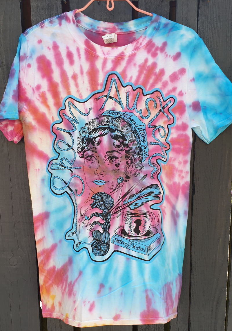 Pride and Prejudice Small Tie Dye Shirt