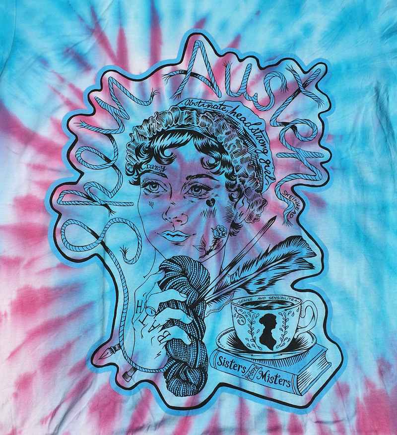Northanger Abbey Tie Dye Shirt